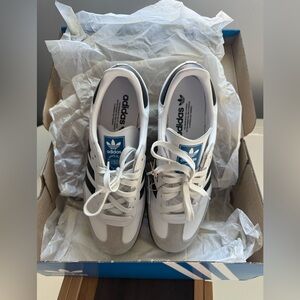 Adidas Samba White and Gray Classic Sneakers